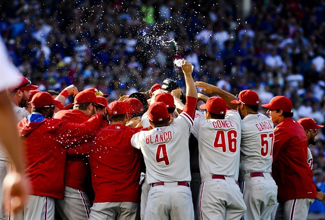 Phillies ace Hamels throws 1st no-hitter vs Cubs in 50 years, wins 5-0 as trade deadline nears | iNFOnews.ca CP33969784