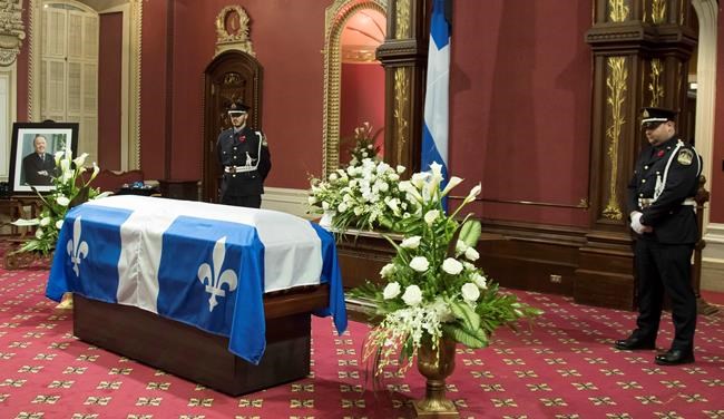 Mourners pay respects to former premier Bernard Landry at Quebec legislature | iNFOnews.ca Mourners pay respects to former premier Bernard Landry at Quebec legislature | iNFOnews.ca