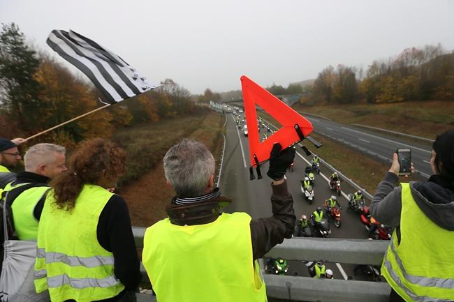 The Latest: 1 killed, 47 injured in France gas protests | iNFOnews.ca