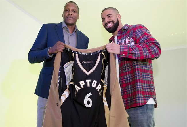 Raptors' annual "Drake Night" still surreal for Toronto-based rapper | iNFOnews.ca CP35463904