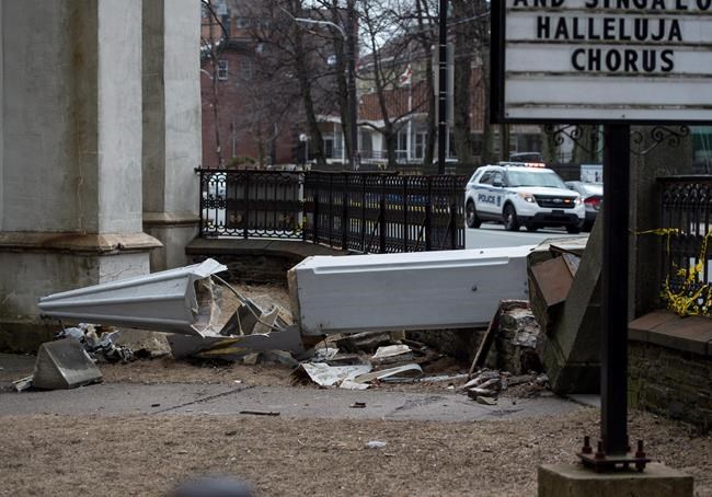Historic steeple topples as latest Atlantic storm lashes East Coast | iNFOnews.ca