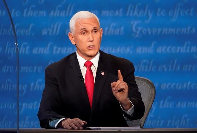 Fly on Pence's head generates buzz in VP debate | iNFOnews.ca