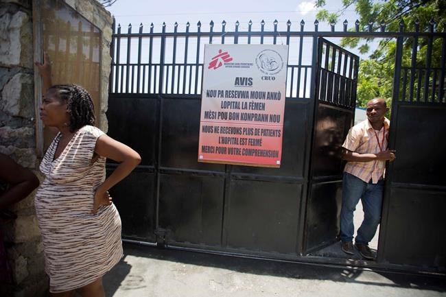 Doctors Without Borders closing 2 hospitals in Haiti capital | iNFOnews.ca