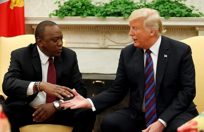 Trump welcomes president of Kenya to the White House | iNFOnews.ca