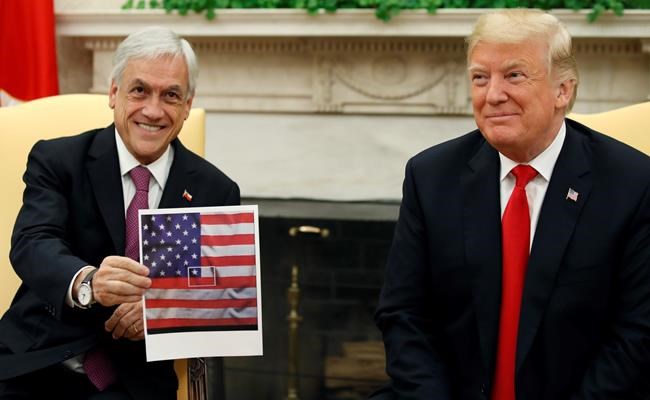 Trump meets with Chilean leader at the White House | iNFOnews.ca Trump meets with Chilean leader at the White House | iNFOnews.ca