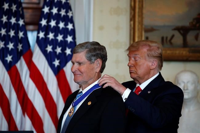 Trump honours former track phenom and Kansas congressman Ryun | iNFOnews.ca Trump honours former track phenom and Kansas congressman Ryun | iNFOnews.ca