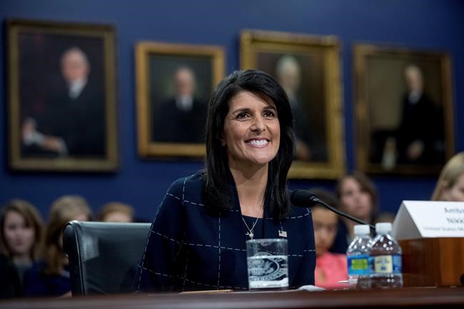 Haley says warning to Syria also aimed at Russia and Iran | iNFOnews.ca