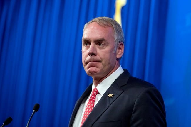 Zinke dismisses charter use as a 'little BS over travel' | iNFOnews.ca Zinke dismisses charter use as a 'little BS over travel' | iNFOnews.ca