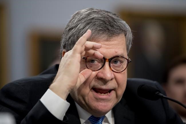The Latest: Barr says he thinks Trump campaign was spied on | iNFOnews.ca