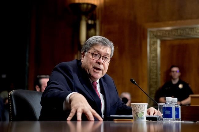 Barr besieged by allegations he's being Trump's protector | iNFOnews.ca CP873362724