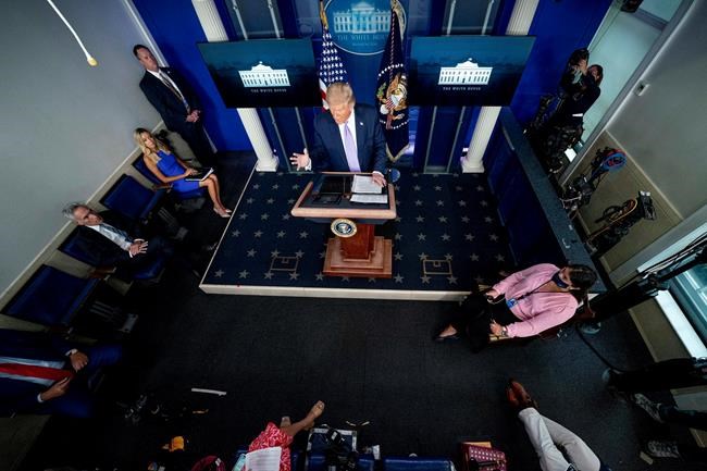 Trump gives credence to false, racist Harris conspiracy | iNFOnews.ca