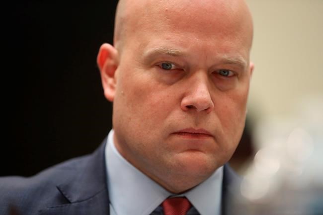 The Latest: Whitaker won't answer 'witch hunt' question | iNFOnews.ca
