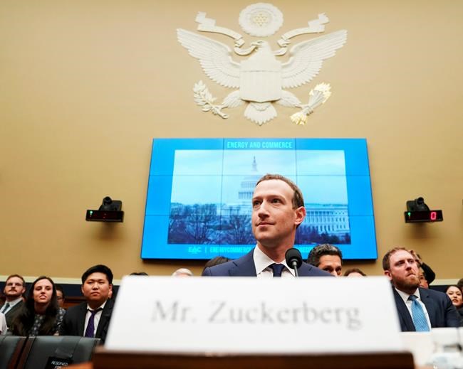 Zuckerberg: Regulation 'inevitable' for social media firms | iNFOnews.ca CP1846983218