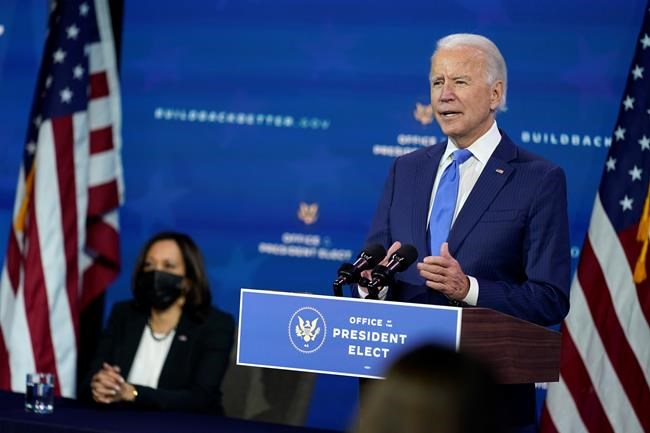 Unveiling economic team, Biden pledges, 'Help is on the way' | iNFOnews.ca