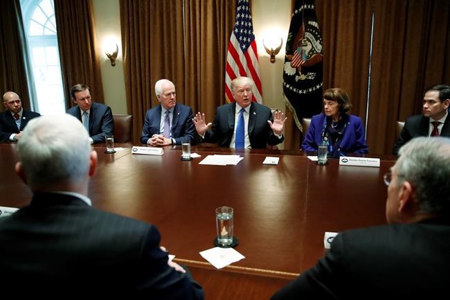 The Latest: Democrat pleased with Trump support on gun laws | iNFOnews.ca The Latest: Democrat pleased with Trump support on gun laws | iNFOnews.ca