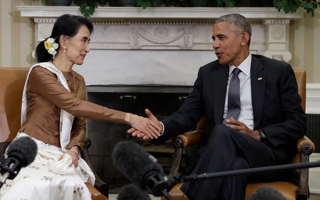 As Suu Kyi visits, US announces lifting of Myanmar sanctions | iNFOnews.ca