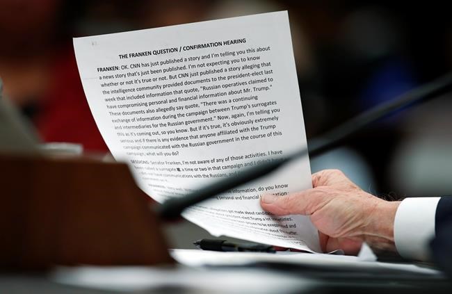 Sessions denies lying on Russia, pleads hazy memory | iNFOnews.ca Sessions denies lying on Russia, pleads hazy memory | iNFOnews.ca