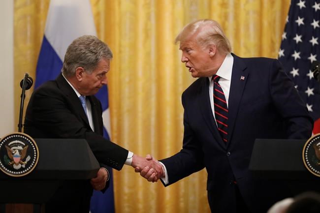 The Latest: Finnish leader pointedly praises US democracy | iNFOnews.ca CP2036004001
