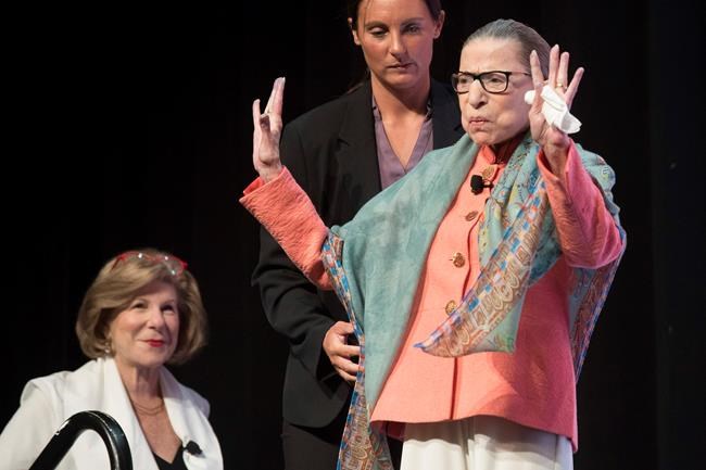 Justice Ginsburg reports she's on way to 'well' after cancer | iNFOnews.ca