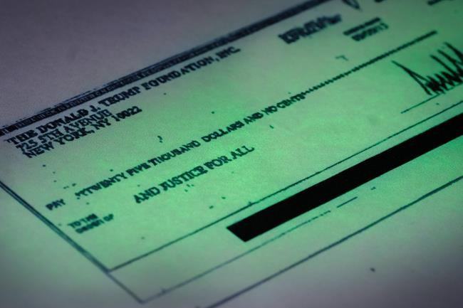 Trump lawyer says Trump missed foundation payment mistake | iNFOnews.ca