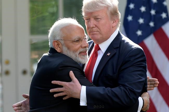 Trump, Modi exchange hugs during Rose Garden statements | iNFOnews.ca Trump, Modi exchange hugs during Rose Garden statements | iNFOnews.ca