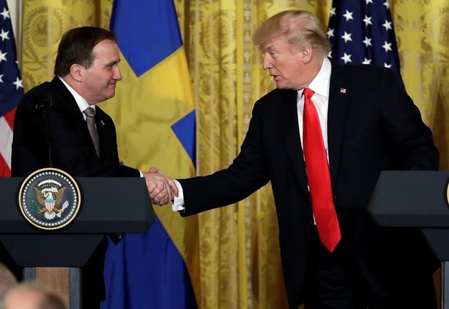 The Latest: Trump notes Sweden's immigration problems | iNFOnews.ca