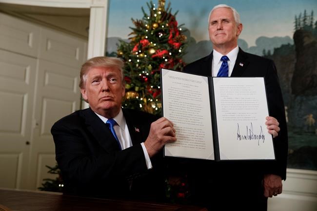 Powerful allies moulded Trump's view on Jerusalem | iNFOnews.ca