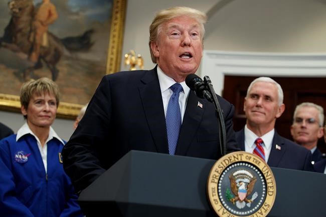 Trump wants to send man back to moon, on to Mars | iNFOnews.ca Trump wants to send man back to moon, on to Mars | iNFOnews.ca