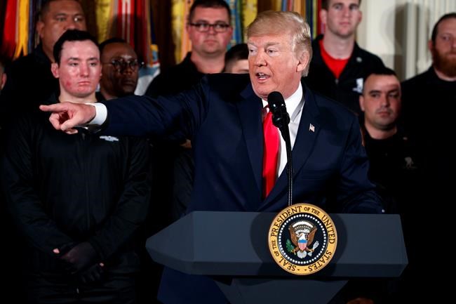 Trump meets wounded soldiers, pledges support for vets | iNFOnews.ca