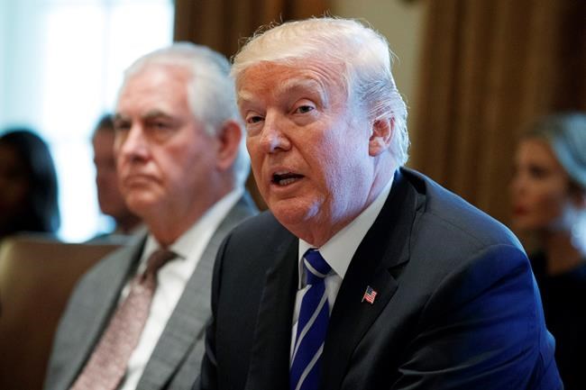 The Latest: Trump puts North Korea back on blacklist | iNFOnews.ca