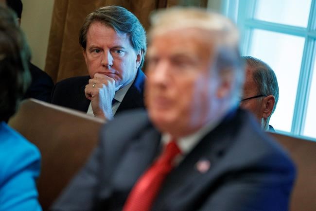 White House Counsel Don McGahn returns to civilian life | iNFOnews.ca White House Counsel Don McGahn returns to civilian life | iNFOnews.ca