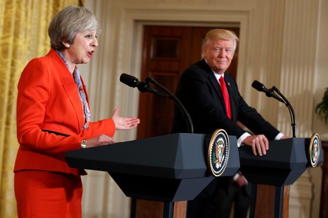 May's mission to woo Trump a success, but makes some uneasy | iNFOnews.ca