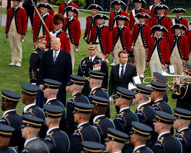 Trump, Macron make a show as best buds but tussle over Iran | iNFOnews.ca