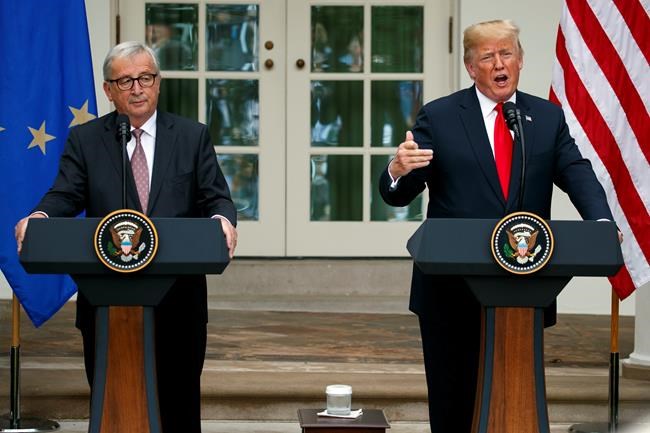 Trump, European Union leaders pull back from trade war | iNFOnews.ca