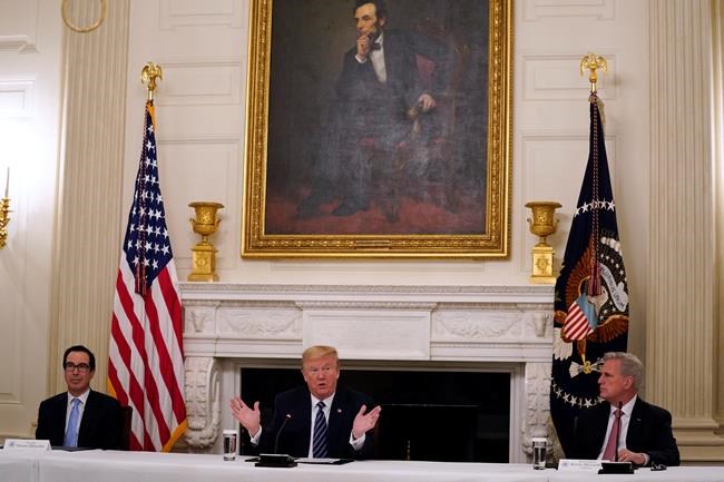 Trump says 'no rush' on more aid as jobless crisis grows | iNFOnews.ca