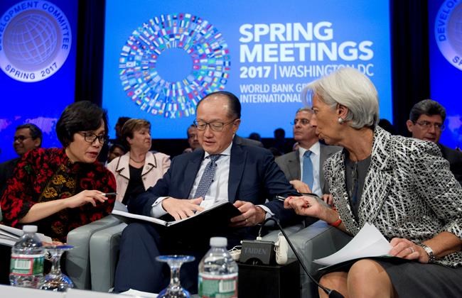 Global finance leaders dodge conflict with Trump White House | iNFOnews.ca CP447882302