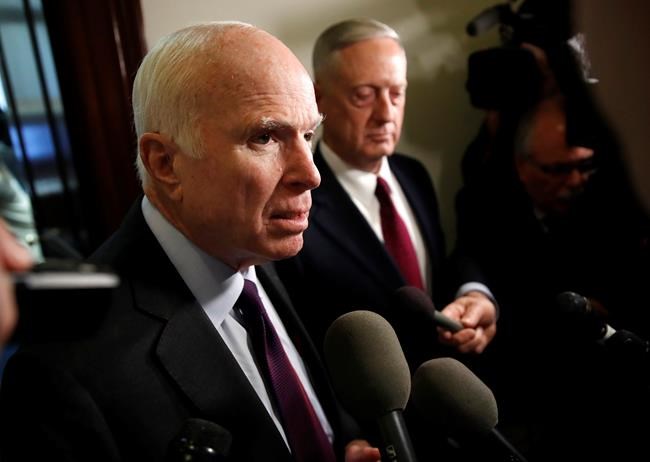 McCain critiques Trump without labeling him 'draft dodger' | iNFOnews.ca CP528992317
