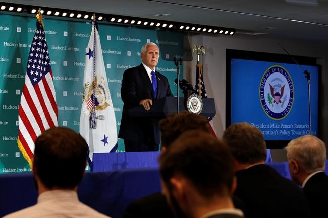 Vice-President Pence accuses China of meddling in US | iNFOnews.ca