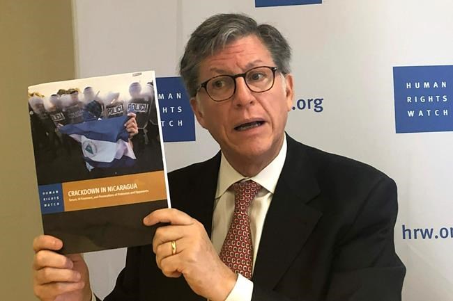 Human rights group urges sanctions on Nicaragua's Ortega | iNFOnews.ca Human rights group urges sanctions on Nicaragua's Ortega | iNFOnews.ca