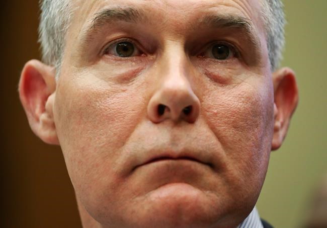The Latest: Pruitt: I didn't make decision to fly 1st class | iNFOnews.ca