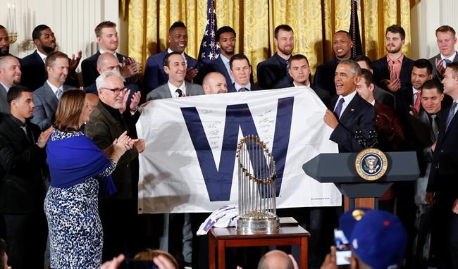 Obama celebrates World Series champion Chicago Cubs | iNFOnews.ca