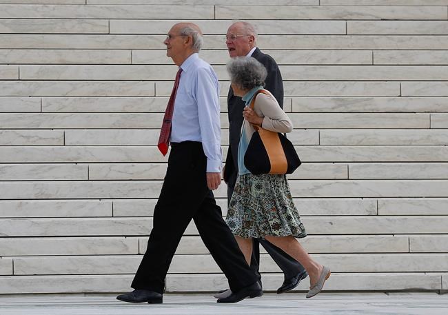 Court mood is jovial as Kavanaugh takes his place on bench | iNFOnews.ca