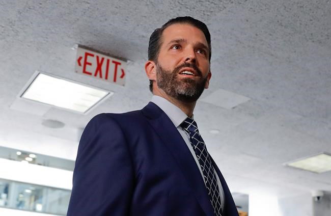 Trump Jr. glad Senate testimony 'is finally over' | iNFOnews.ca Trump Jr. glad Senate testimony 'is finally over' | iNFOnews.ca