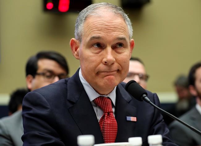 At hearings, EPA chief seeks to divert blame for ethics woes | iNFOnews.ca