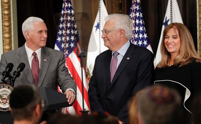 David Friedman sworn in as Trump's ambassador to Israel | iNFOnews.ca