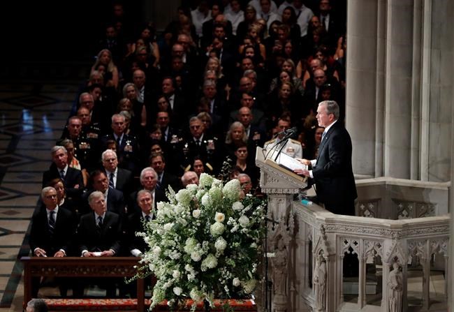 The Latest: Former presidents, family pay tribute to McCain | iNFOnews.ca The Latest: Former presidents, family pay tribute to McCain | iNFOnews.ca