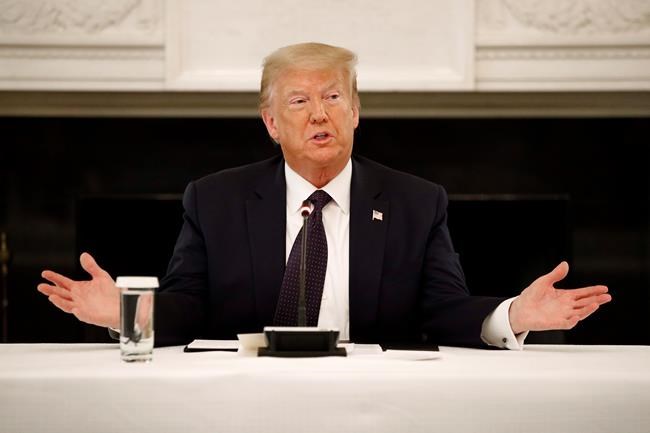 Trump pushes conspiracy theory about Buffalo protester | iNFOnews.ca