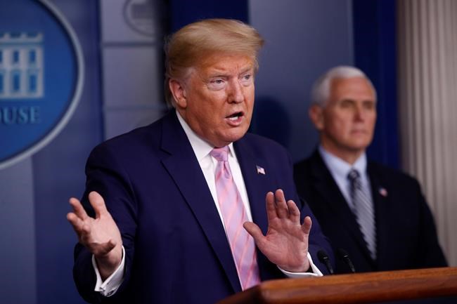 Trump says 'toughest' weeks ahead as coronavirus spreads | iNFOnews.ca
