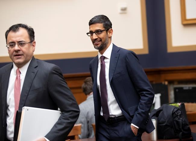 The Latest: House committee kicks of grilling of Google CEO | iNFOnews.ca