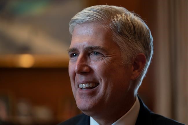AP Interview: Gorsuch rues loss of civility but mum on Trump | iNFOnews.ca
